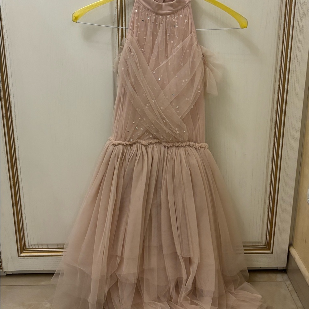 Tu Tu du monde girls blush high low dress. Excellent condition
